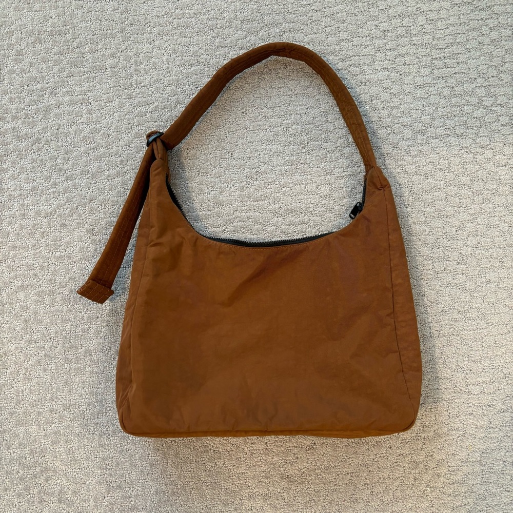 Baggu Nylon Shoulder Bag in Brown